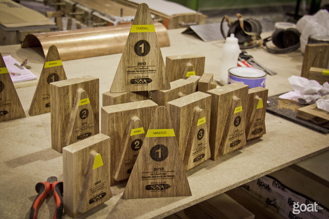 familia bambu diseño trofeos sssa