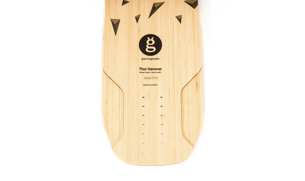 freeride montaje longboard bamboo thor hammer goatlongboards